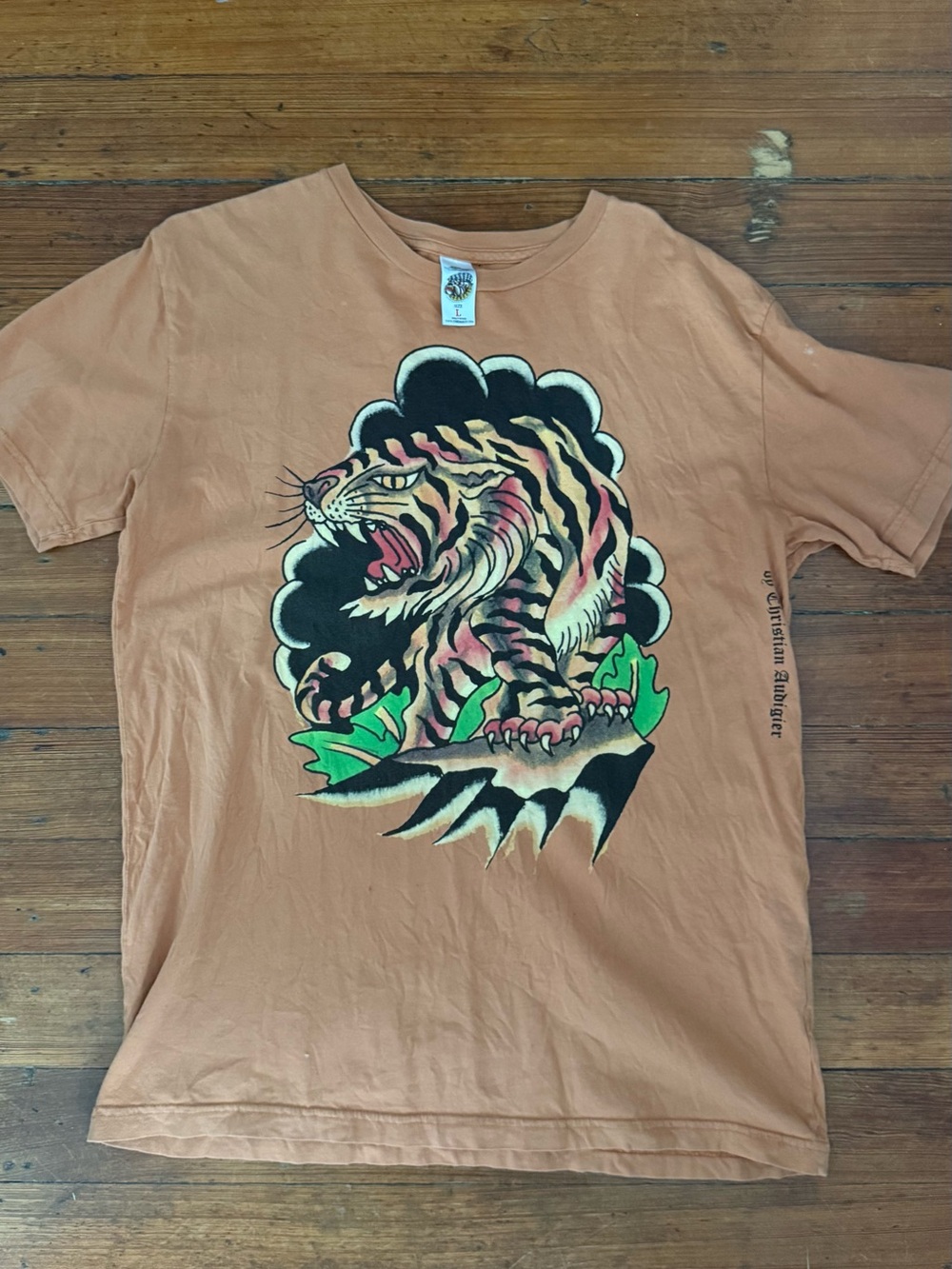 ‘Tiger on the Prowl’ Ed Hardy by Christian Audigier
